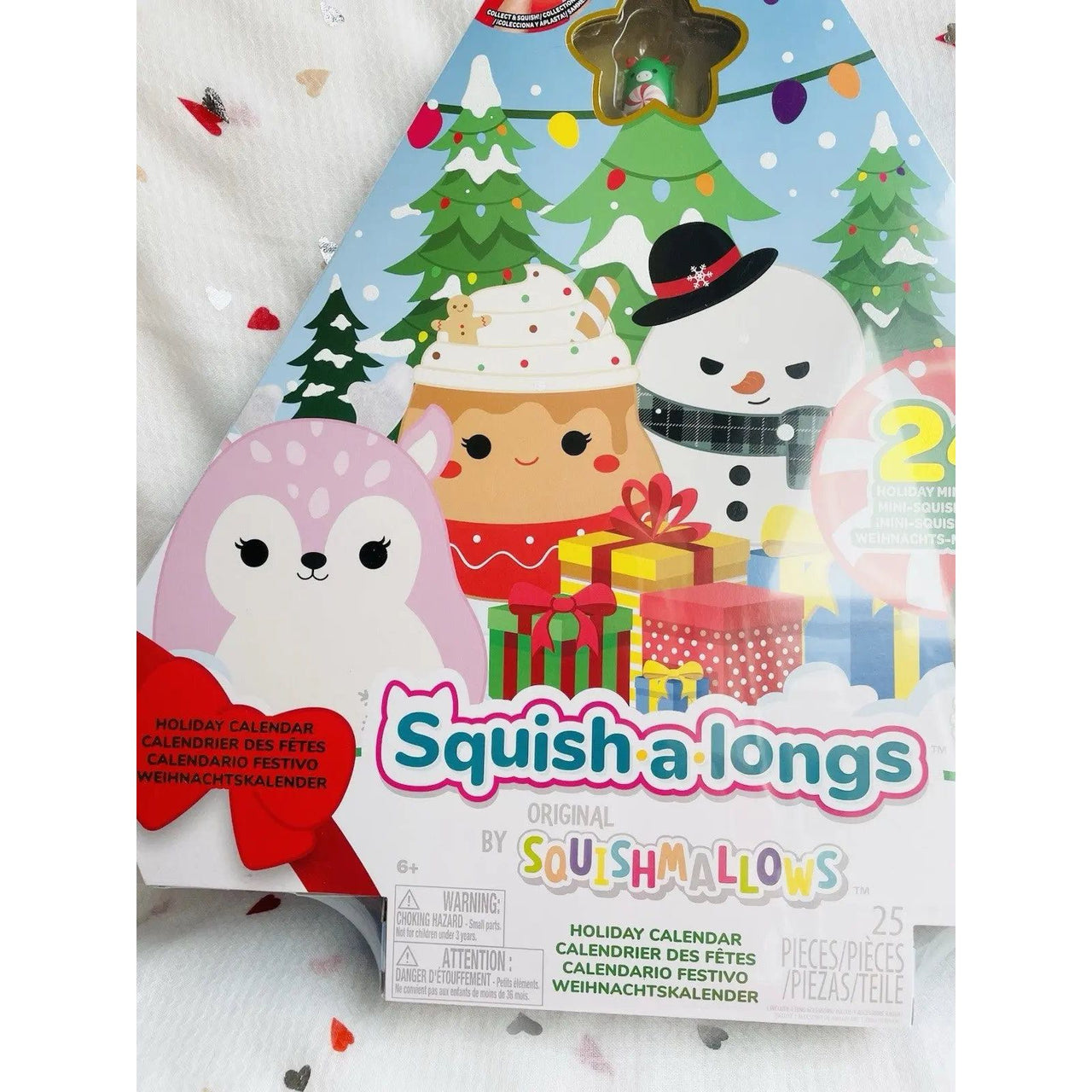 Original Squishmallows Squish - a - longs Holiday Countdown Calendar - Kawaii Toys
