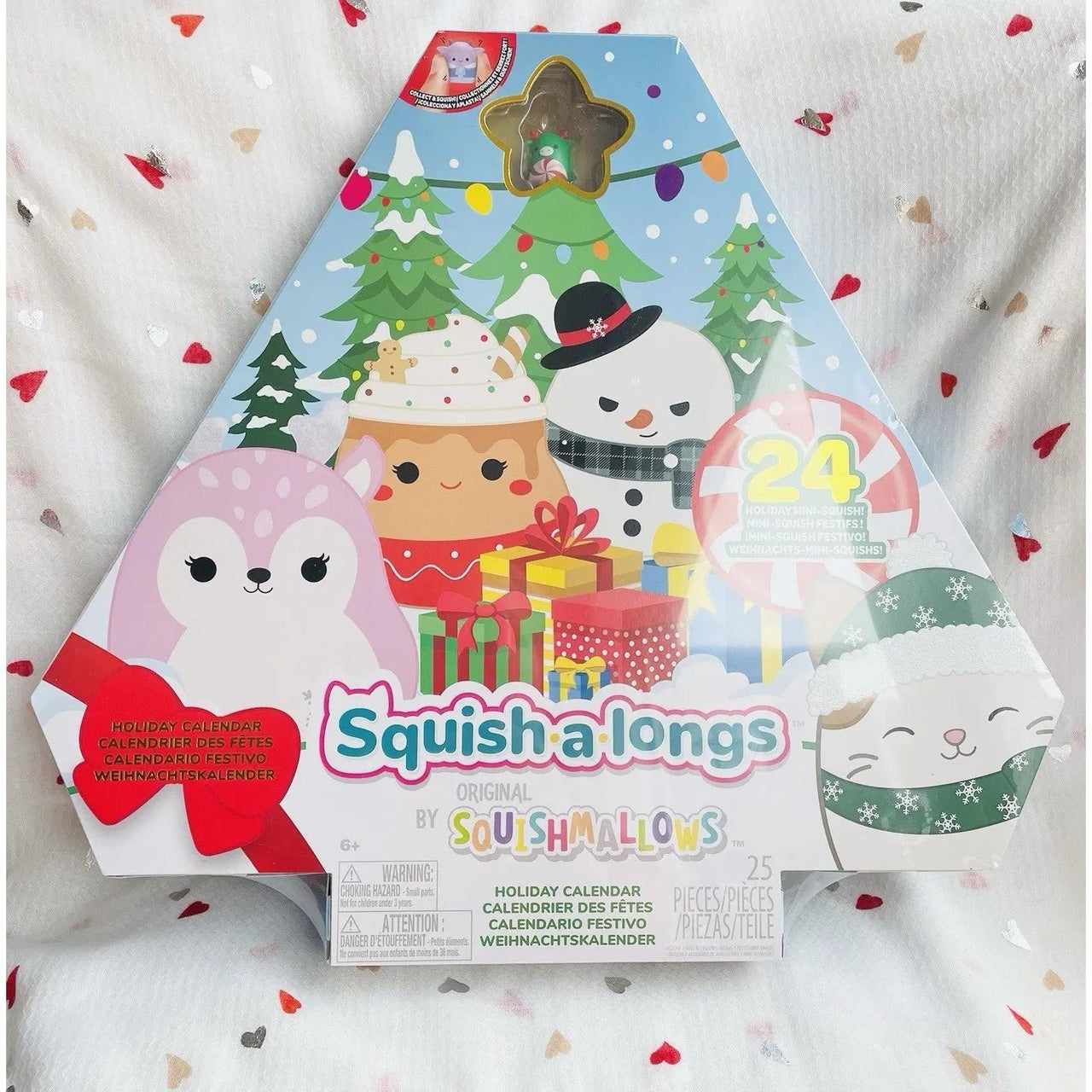 Original Squishmallows Squish - a - longs Holiday Countdown Calendar - Kawaii Toys