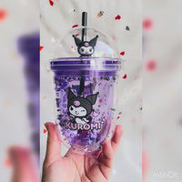 Sanrio Kuromi Boba Cup with Straw