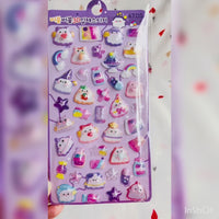 Bubble Puffy 3D Stickers Kawaii Ghosties