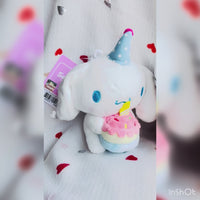 Sanrio Birthday Cake Plush Keychain 13cm Kuromi