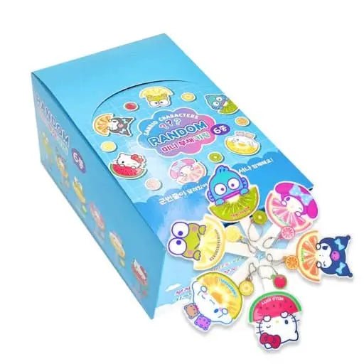 Sanrio Fruits Series Mini Fan Keyring - Random Blind Pack - Kawaii Toys
