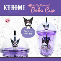 Sanrio Kuromi Boba Cup with Straw - Kawaii Toys