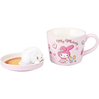 Sanrio Latte Art Mug My Melody 3D with Lid Pink - Kawaii Toys