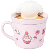 Sanrio Latte Art Mug My Melody 3D with Lid Pink - Kawaii Toys