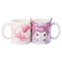 Sanrio My Melody & Kuromi Kiss Pair Mug - Kawaii Toys