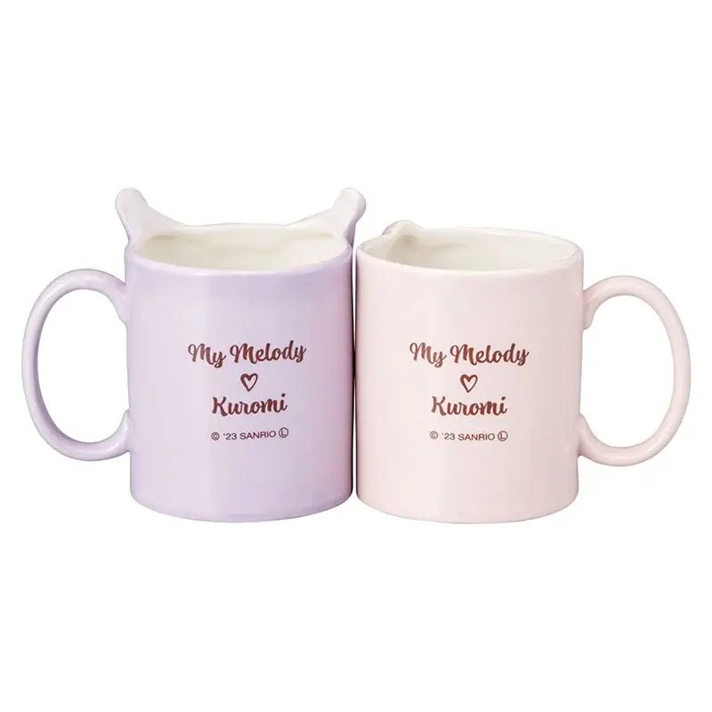 Sanrio My Melody & Kuromi Kiss Pair Mug - Kawaii Toys
