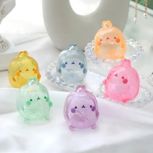 Sparkle Molang Random Figure Blind Box Cute Glitter Edition - Kawaii Toys