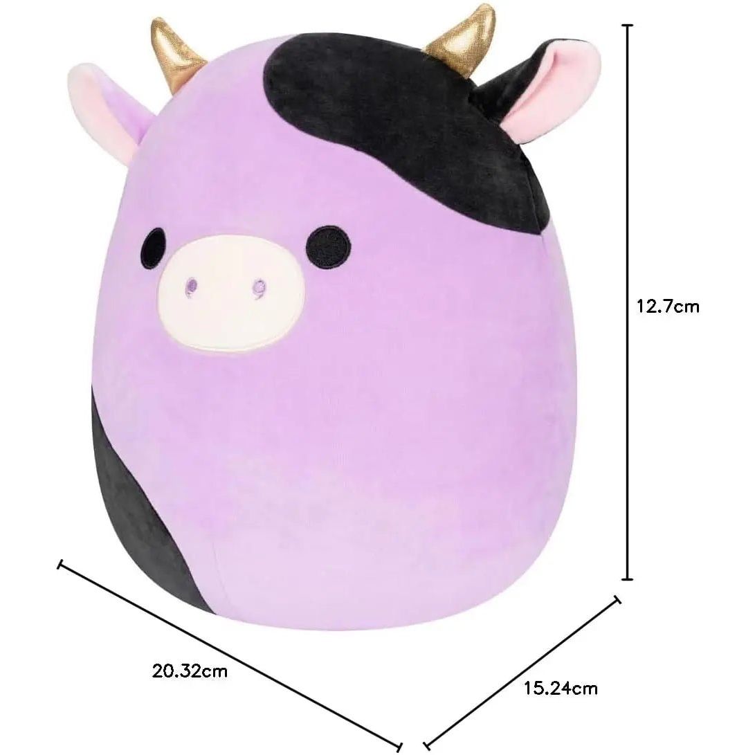 Squishmallow Plush Toy 8" Alexie the Cow - Kawaii Toys