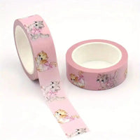 Valentine Kitty Mask Washi Tape 1 Pack - Kawaii Toys