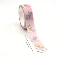 Valentine Kitty Mask Washi Tape 1 Pack - Kawaii Toys