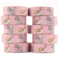 Valentine Kitty Mask Washi Tape 1 Pack - Kawaii Toys