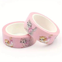 Valentine Kitty Mask Washi Tape 1 Pack - Kawaii Toys
