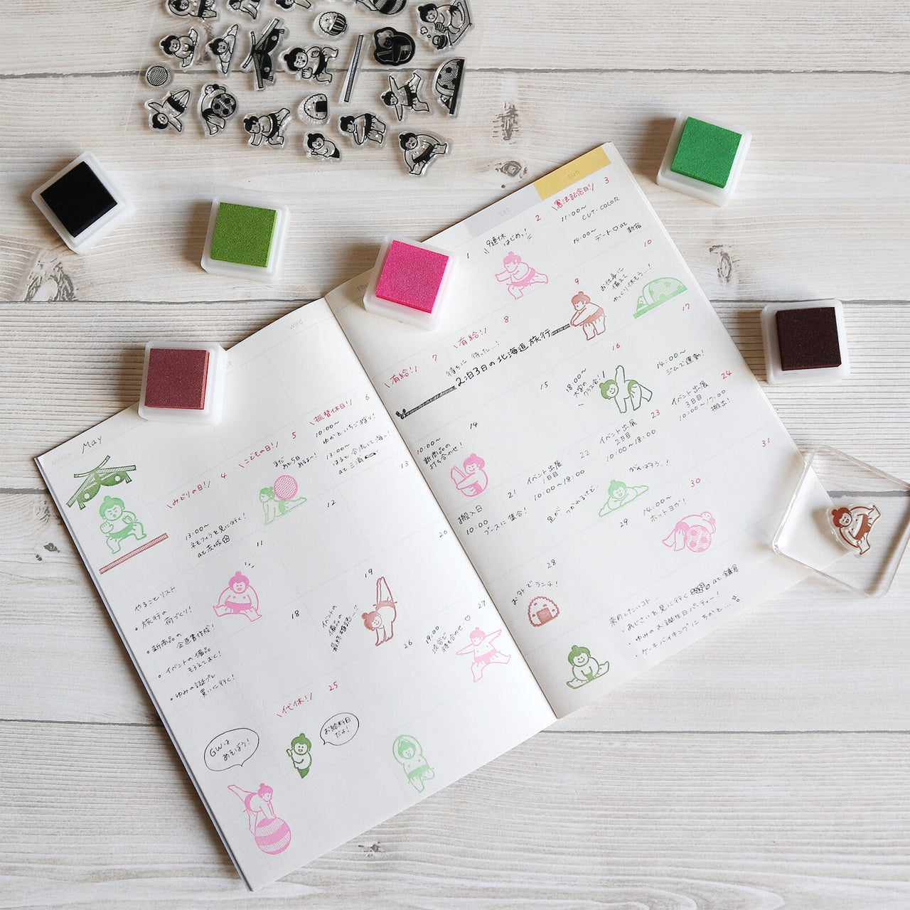 World Craft Clear Stamp Japanese Decoration Japan Knickknacks - Kawaii Toys