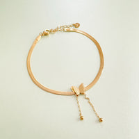 Zaari Luxe 18k Gold Plated Butterfly Anklet - Kawaii Toys