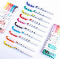 Zebra | Pen Mildliner Double Ended Highlighter - Kawaii Toys