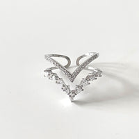 Ziva Double Wishbone Ring - Kawaii Toys